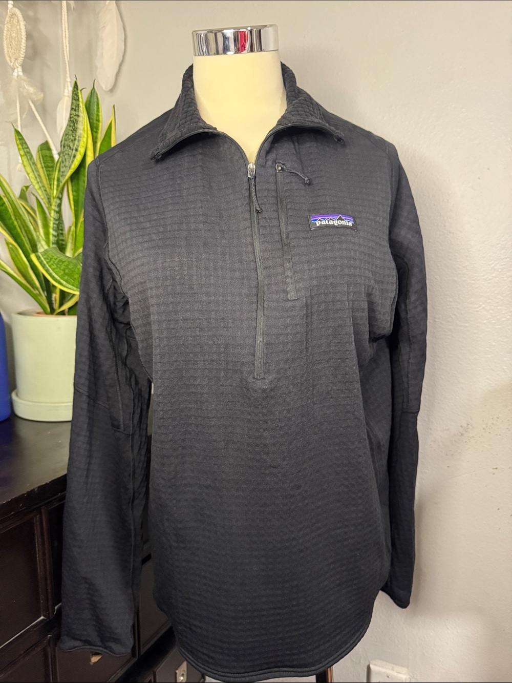 Patagonia Black Men's Half-Zip Performance Pullover